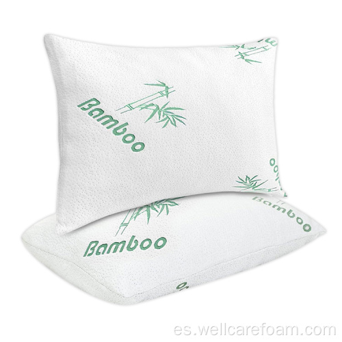 Almohada de espuma con memoria de fibra de carbón de bambú